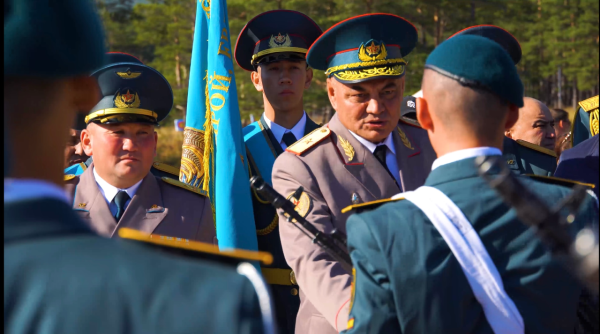 В Щучинске прошла торжественная присяга кадетов