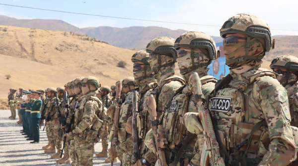 Совместные учения спецназа шести стран в Казахстане