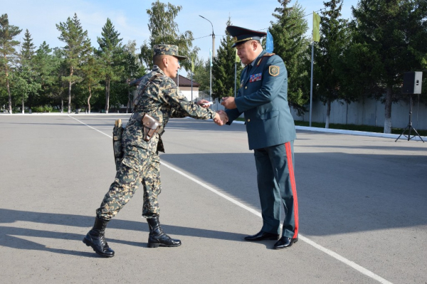 Новый учебный период начался в Академии Национальной гвардии МВД РК