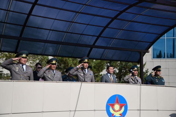 90 кадетов Военного колледжа имени Сагадата Нурмагамбетова приняли Военную присягу