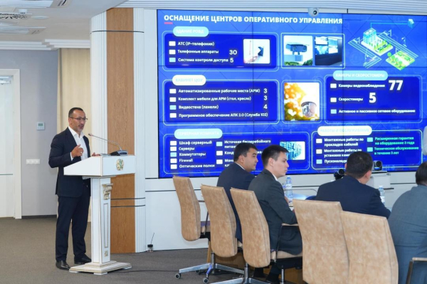 Проект малого центра оперативного управления в Туркестанской области Проект малого центра оперативного управления в Туркестанской области