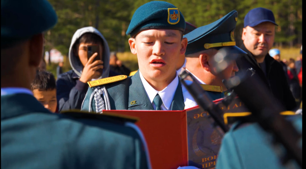 В Щучинске прошла торжественная присяга кадетов