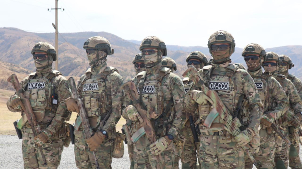 Совместные учения спецназа шести стран в Казахстане