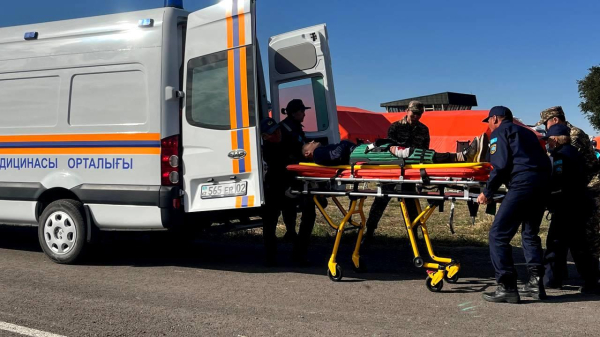 На полигоне МЧС в Алматы проведены учения