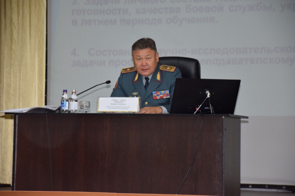 Новый учебный период начался в Академии Национальной гвардии МВД РК