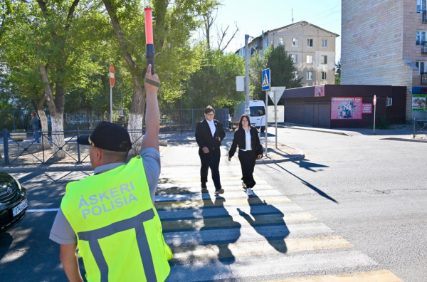 В Конаеве проводится мероприятие &laquo;Внимание пешеход-дорога в школу&raquo;