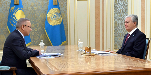 Касым-Жомарт Токаев принял акима области Жетісу