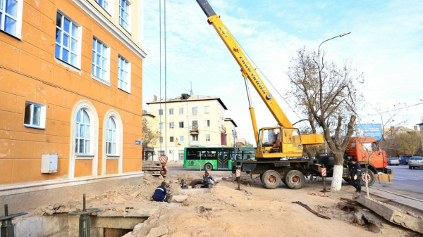 Масштабная реконструкция магистральных теплосетей в Балхаше Масштабная реконструкция магистральных теплосетей в Балхаше
