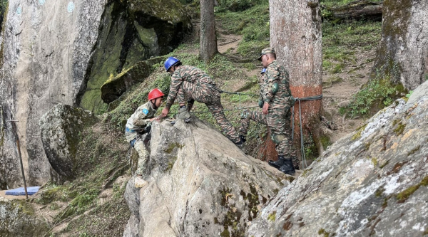 Учение «КазИнд-2024»: военнослужащие отрабатывают задачи в предгорьях Гималаев