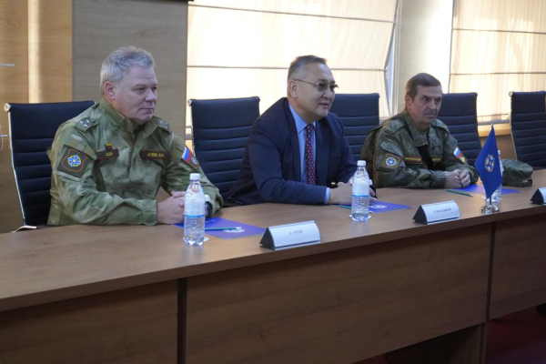В Центре миротворческих операций побывали представители ОДКБ