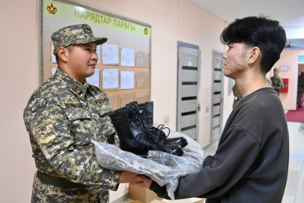 В инженерно-саперную бригаду Конаевского гарнизона прибыли первые новобранцы В инженерно-саперную бригаду Конаевского гарнизона прибыли первые новобранцы