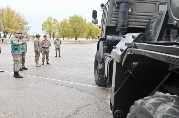 В Конаевский гарнизон прибыла военная делегация из Азербайджана