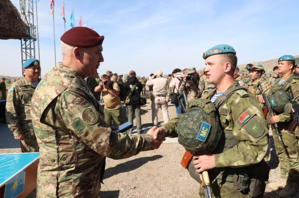 «Нерушимое братство-2024»: в Казахстане завершились учения с Миротворческими силами ОДКБ «Нерушимое братство-2024»: в Казахстане завершились учения с Миротворческими силами ОДКБ