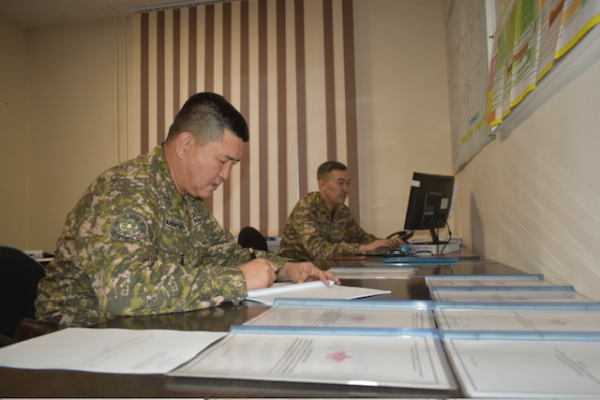 Управление главнокомандующего проверила комиссия Генштаба ВС РК Управление главнокомандующего проверила комиссия Генштаба ВС РК