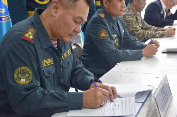 В Петропавловске подписан долгосрочный Меморандум по военно-патриотической работе с допризывной молодежью