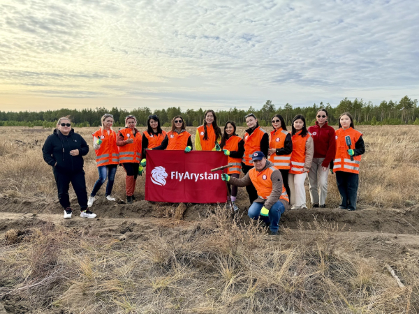 FlyArystan реализовал программу по восстановлению экосистемы в области Абай FlyArystan реализовал программу по восстановлению экосистемы в области Абай