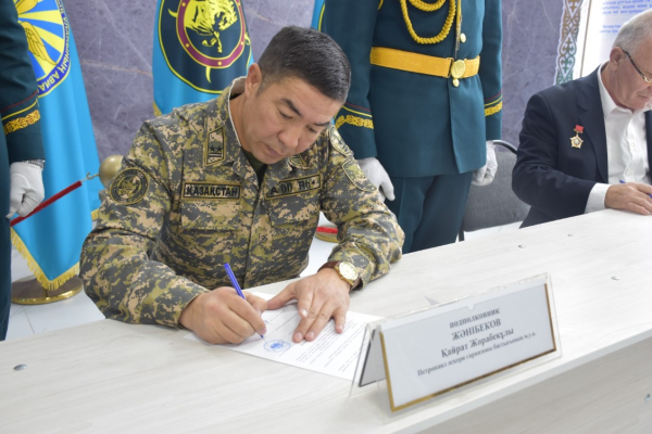 В Петропавловске подписан долгосрочный Меморандум по военно-патриотической работе с допризывной молодежью