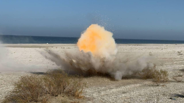 Учение на Каспии: морской тактический десант поддержали боевые вертолеты и корабельная артиллерия Учение на Каспии: морской тактический десант поддержали боевые вертолеты и корабельная артиллерия