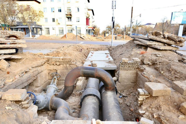 Масштабная реконструкция магистральных теплосетей в Балхаше Масштабная реконструкция магистральных теплосетей в Балхаше