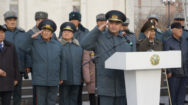 В Семее прошел ритуал вручения Боевого знамени