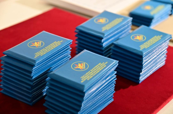 Столичные школьники вступили в ряды общественного объединения &laquo;Жас сарбаз&raquo;