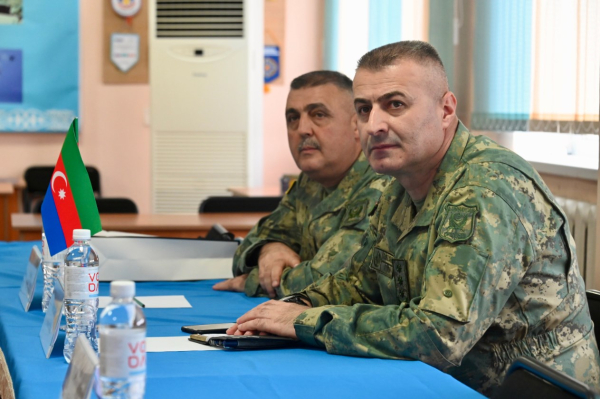 В Конаевский гарнизон прибыла военная делегация из Азербайджана