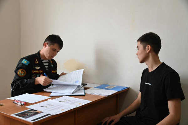 Мангистауские призывники присоединились к бригаде морской пехоты