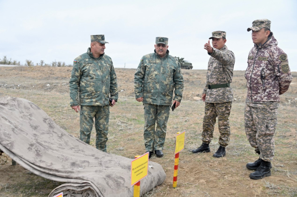 В Конаевский гарнизон прибыла военная делегация из Азербайджана