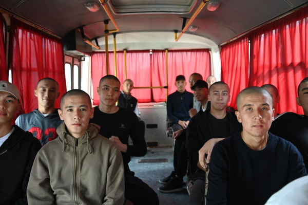 Мангистауские призывники присоединились к бригаде морской пехоты