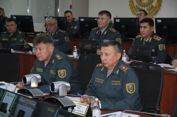 В Астане прошло заседание Военного совета  Национальной гвардии МВД РК