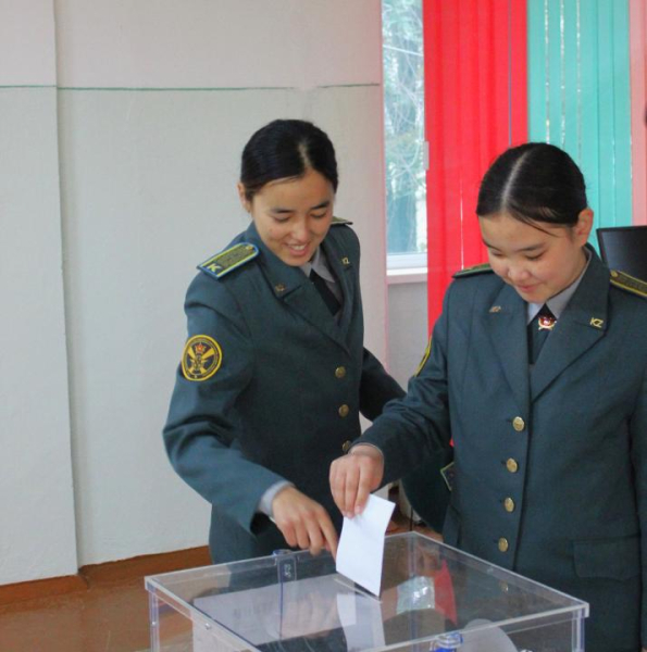 Курсанты Минобороны РК сделали свой выбор на референдуме