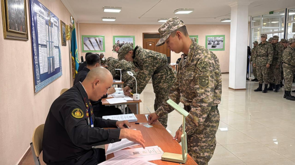 Курсанты Минобороны РК сделали свой выбор на референдуме