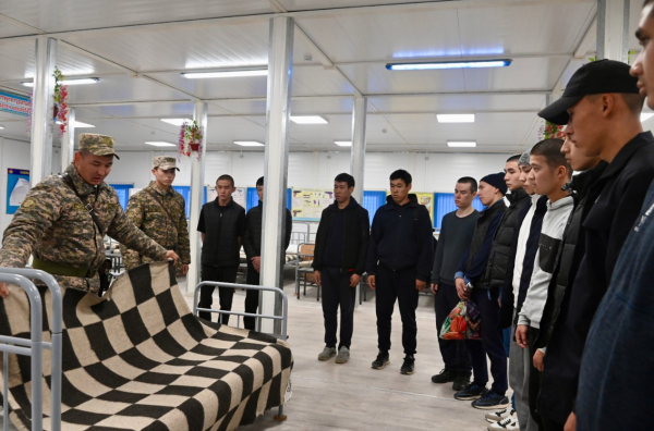 В инженерно-саперную бригаду Конаевского гарнизона прибыли первые новобранцы В инженерно-саперную бригаду Конаевского гарнизона прибыли первые новобранцы