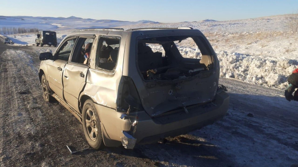 Взрыв при ДТП повредил несколько автомобилей в Восточно-Казахстанской области