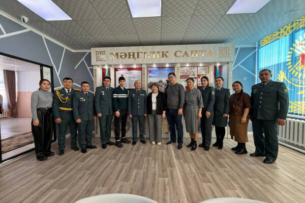 В Талдыкоргане открыли «Класс мужества» в честь героя Национальной гвардии МВД РК