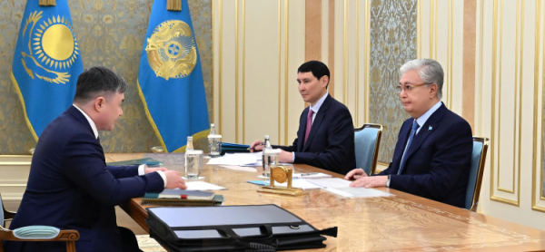Токаев заслушал отчет главы Нацбанка