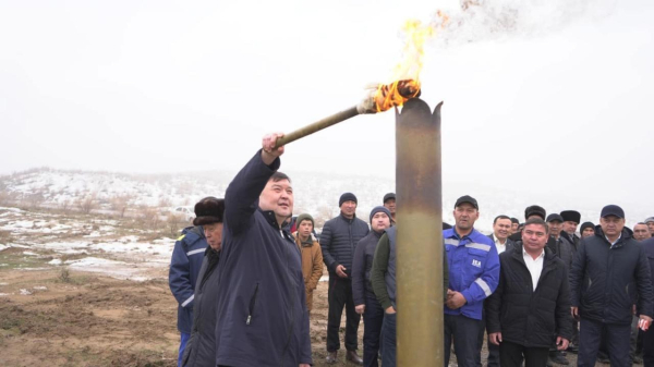 Село Акберди подключили к газу