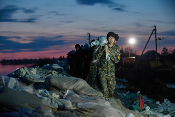 Свыше 200 тысяч мешкотар заготовлено силами военнослужащих Нацгвардии в СКО
