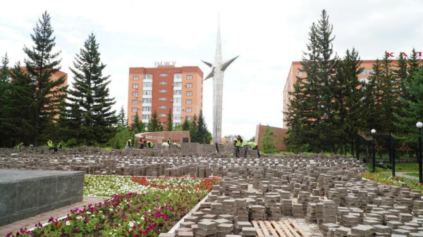 В Кокшетау дан старт строительству новой аллеи «Көкшалғын»