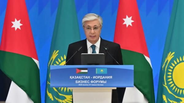 Токаев и Абдалла ІІ приняли участие в казахско-иорданском бизнес-форуме