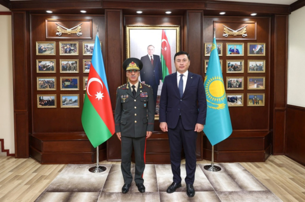 Делегация Нацгвардии МВД Казахстана посетила с рабочим визитом Азербайджан