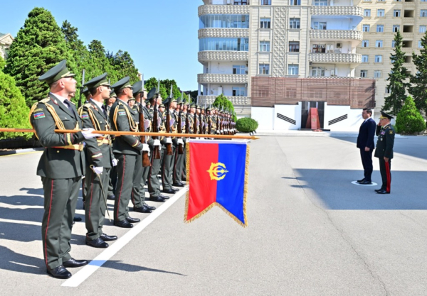 Делегация Нацгвардии МВД Казахстана посетила с рабочим визитом Азербайджан