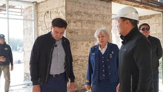 Аким Кокшетау проверил ход работ на ряде объектов