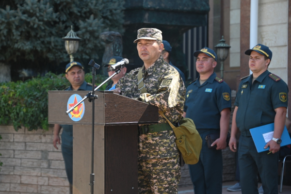 В Шымкенте начались учебные сборы с военнообязанными В Шымкенте начались учебные сборы с военнообязанными