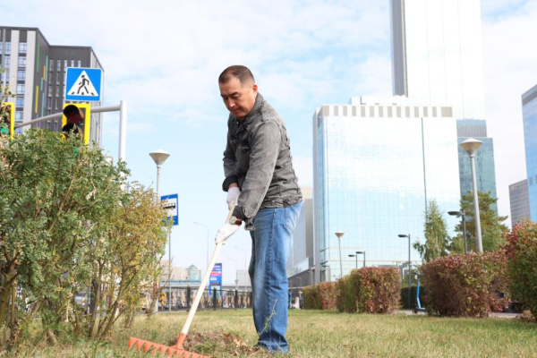 Военнослужащие Вооруженных сил приняли участие в экологической акции «Таза Қазақстан» Военнослужащие Вооруженных сил приняли участие в экологической акции «Таза Қазақстан»