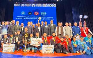 В Кокшетау прошел Кубок акима Акмолинской области по вольной борьбе среди юношей