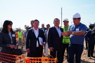 В поселке Жибек жолы завершено строительство подстанции «Солнечная»