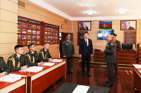 Делегация Нацгвардии МВД Казахстана посетила с рабочим визитом Азербайджан