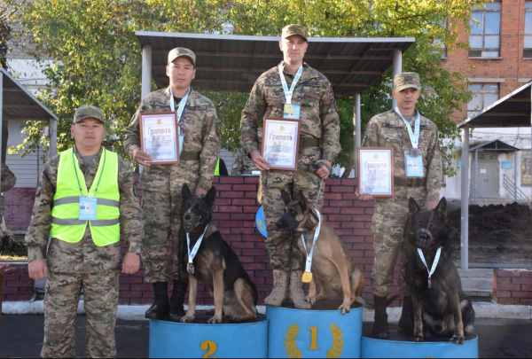 Лучшие кинологи Нацгвардии определены в Петропавловске
