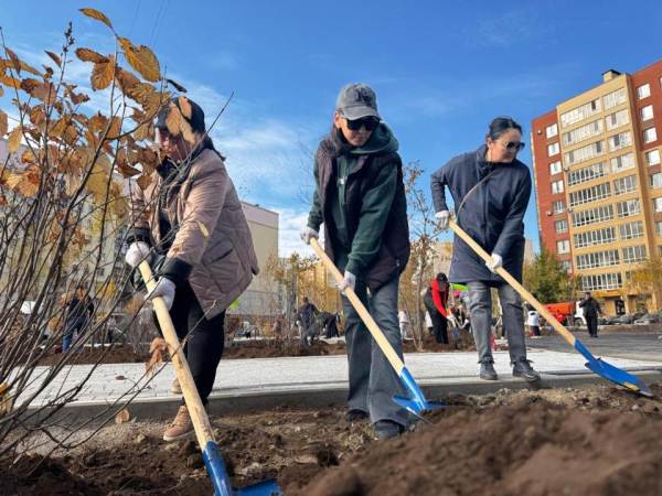 «Таза Қазақстан»: в Астане стартовал общегородской субботник